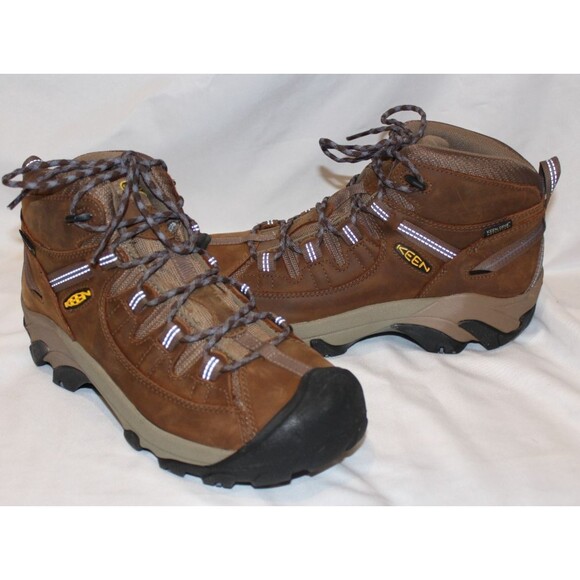 Keen Women's Targhee II Mid WP Hiking Boots Slate Blue Flint Stone SZ 9 NIB $165 - Picture 4 of 7